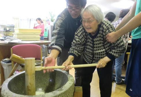 お餅の完成が楽しみです